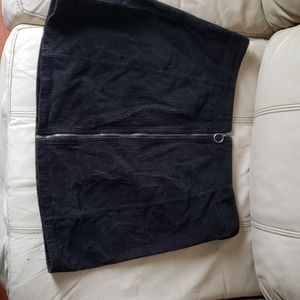 A zip up skirt